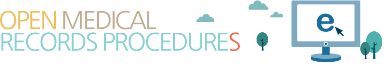 open medical RECORDS PROCEDURES